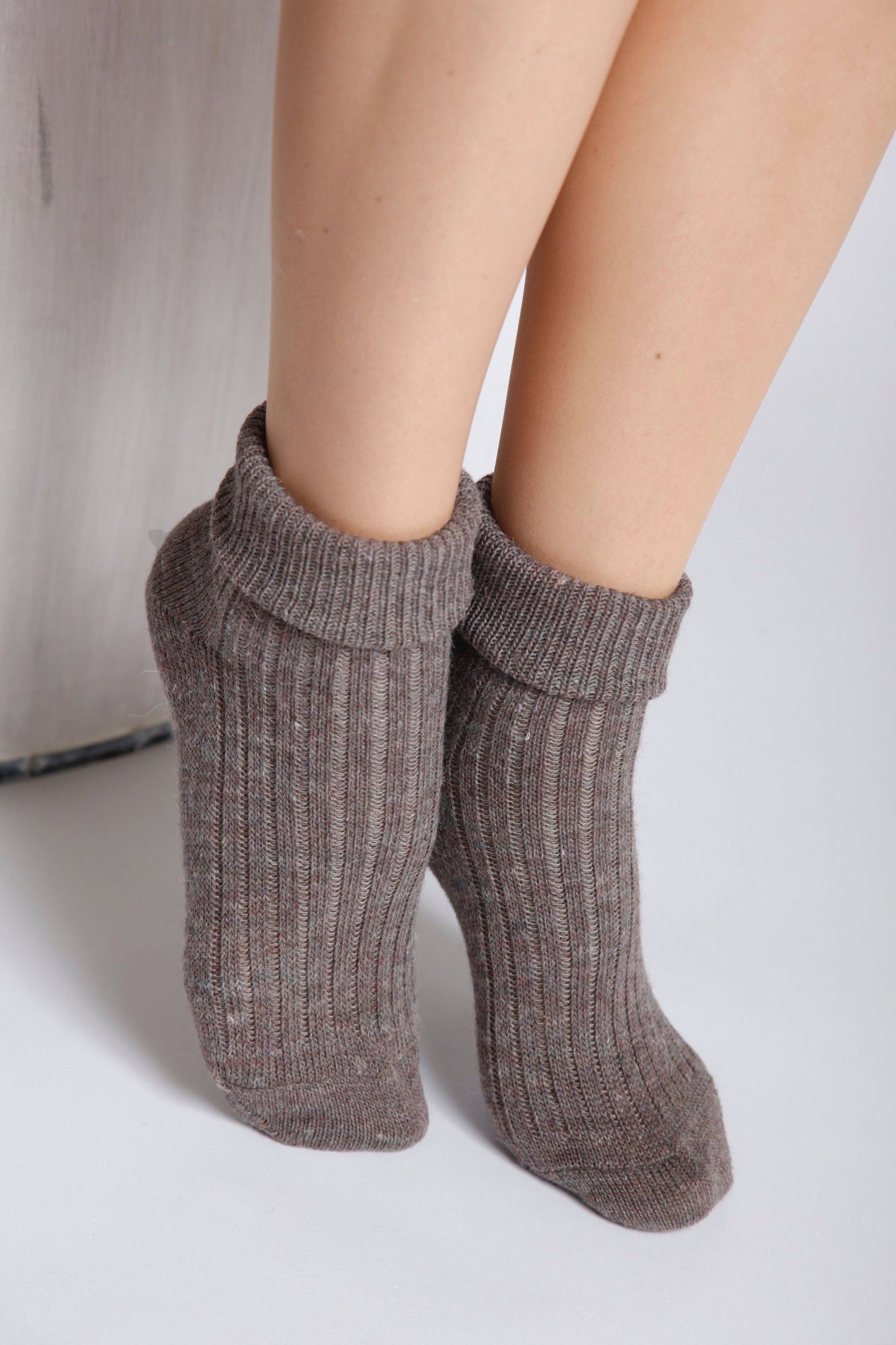 ALPAKA mocca socks