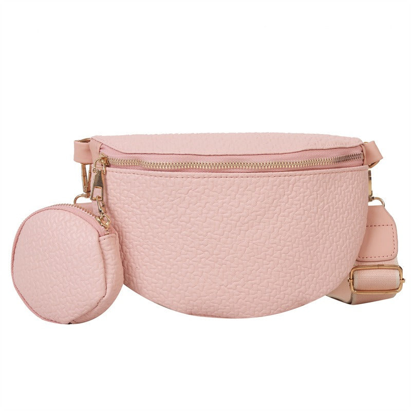 Minimalist chest bag for women's crossbody single shoulder diagonal cross waist bag