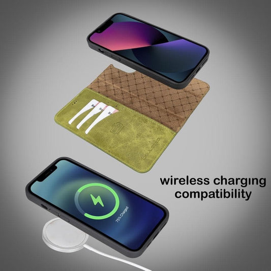 iPhone 13 Case with Magnetic Charging and Ring Stand - Samara Cover