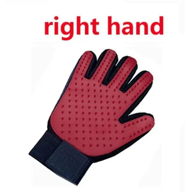 New Efficient Pet Grooming Cleaning Gentle Brush Gloves Pet Hair Remover Gloves