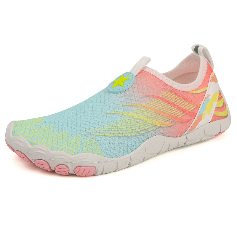 New outdoor beach shoes men's and women's creek shoes wading shoes non-slip and cut-resistant breathable soft-soled quick-drying swimming shoes