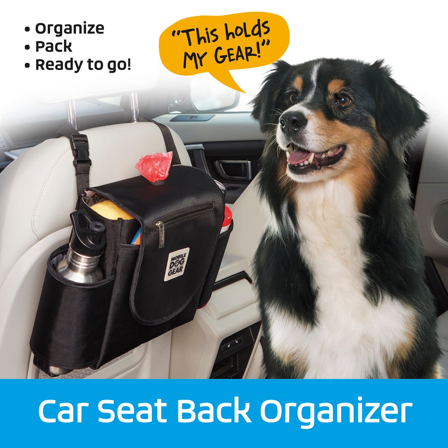 Mobile Dog Gear Car Seat Back Organizer - cavamart.com