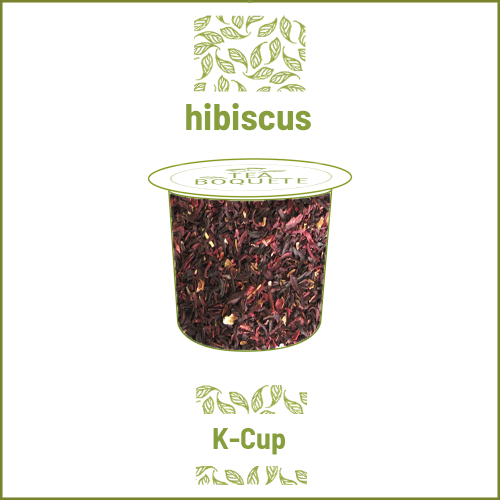 Hibiscus tea pods for Keurig brewers K-Cup compatible capsules