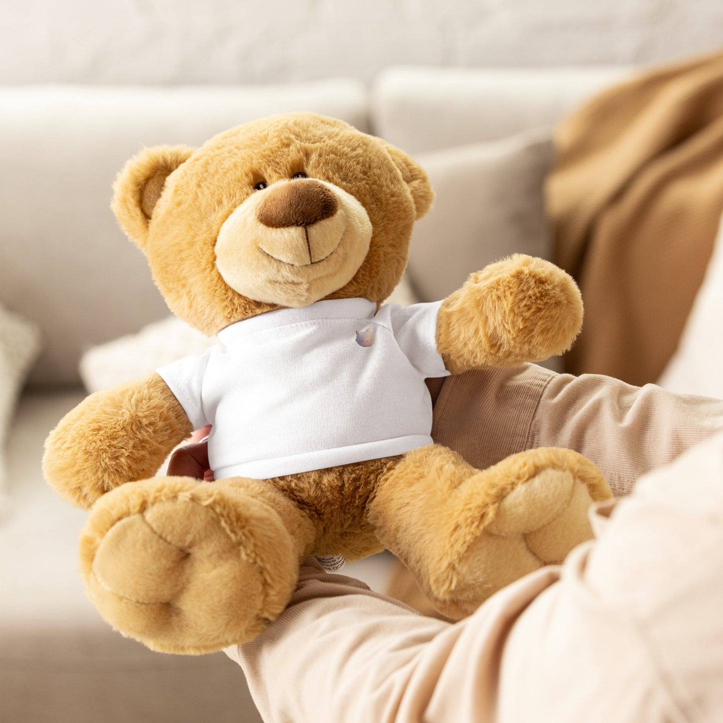 CalmCaressASMR Teddy Bear with a T-Shirt