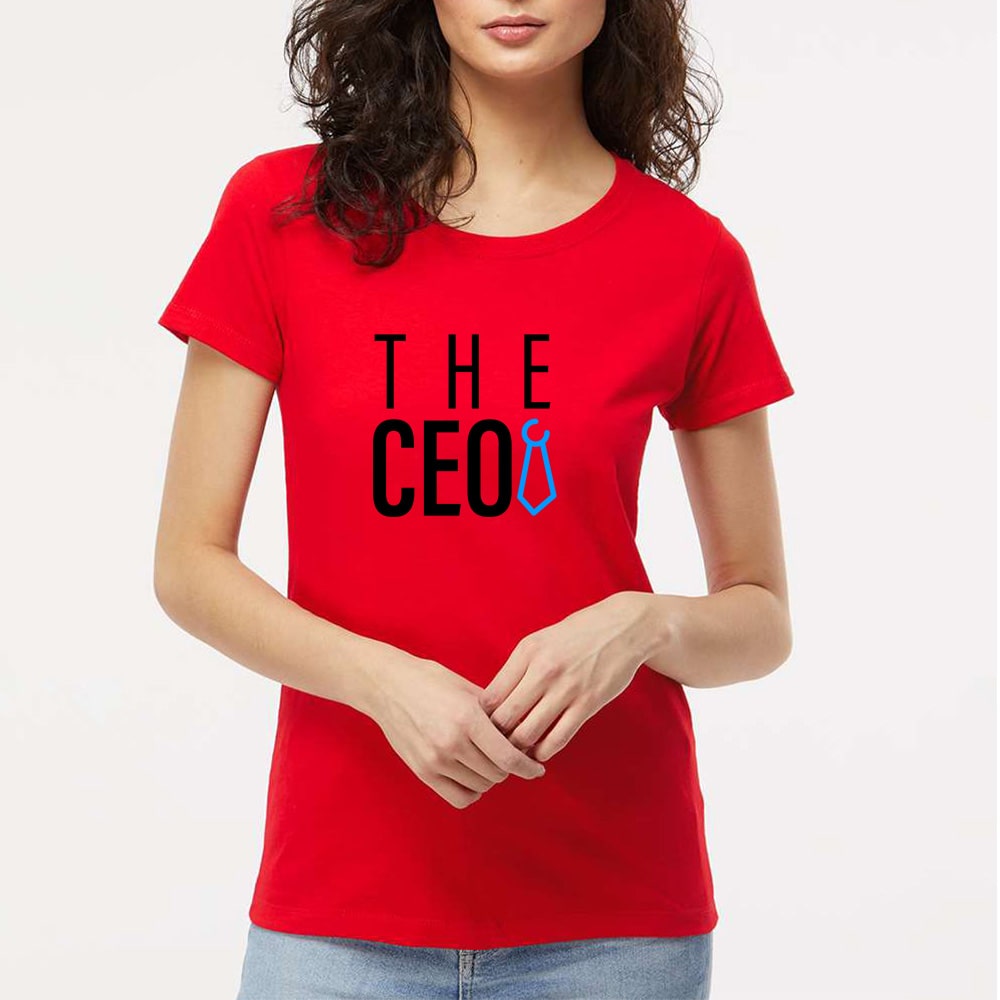 The CEO  Women's Short Sleeve T-shirt Regular Fit