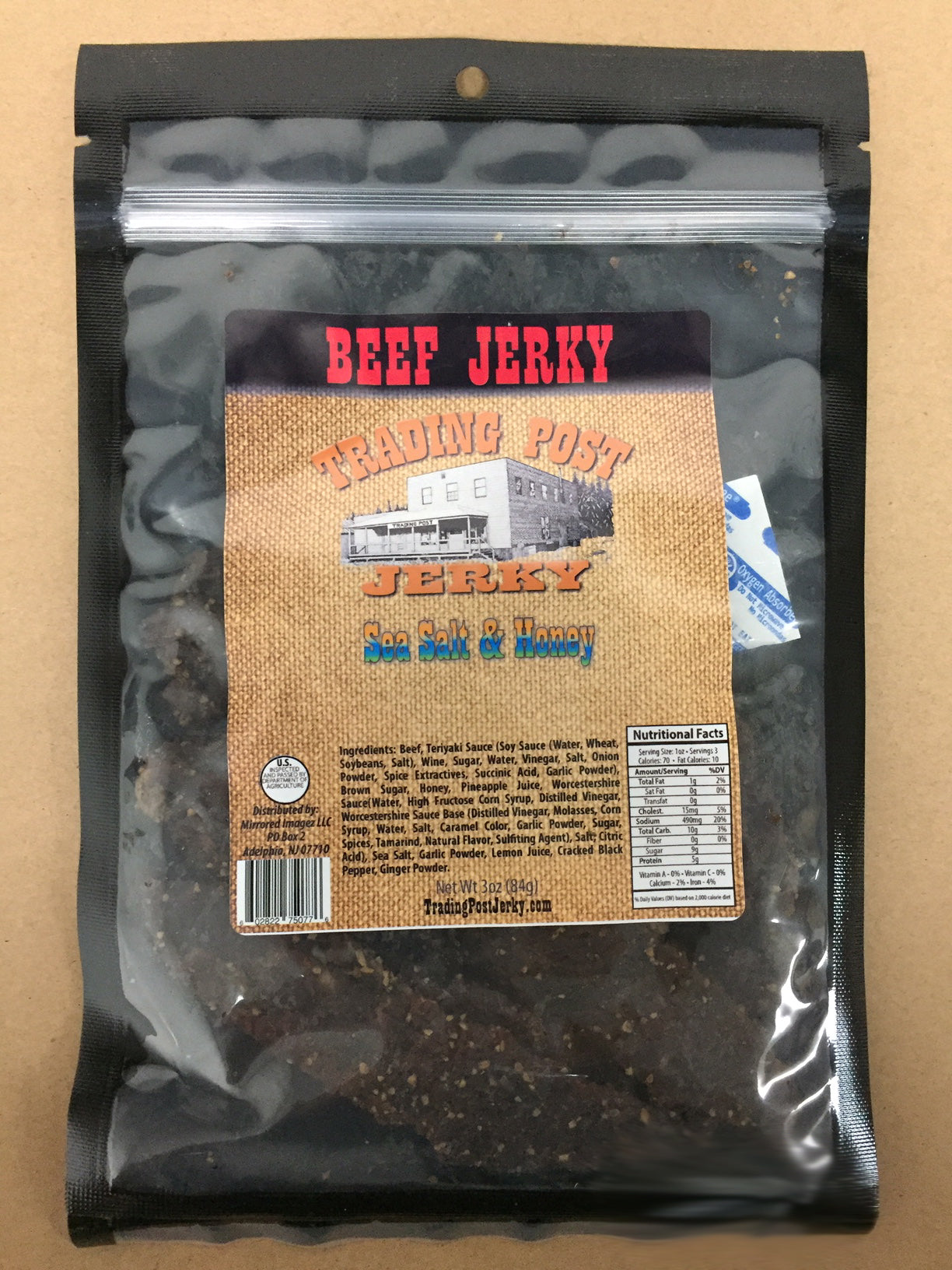 Sea Salt Honey & Pepper Brisket Beef Jerky
